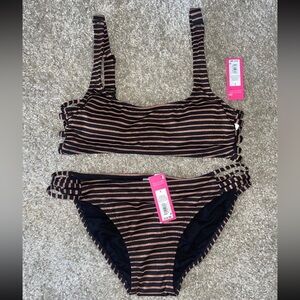 Striped Bikini Set (LARGE)